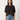 LISA YANG Maren Brushed Cashmere Short-sleeve Sweater - Wood Brown