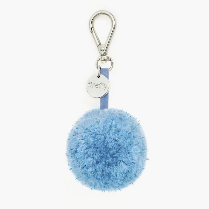 FIREFLY Baby Blue Reflective Pom Pom Bag Charm