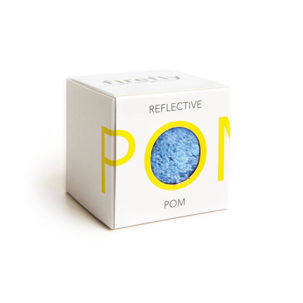 Reflective Pom Pom - Baby Blue