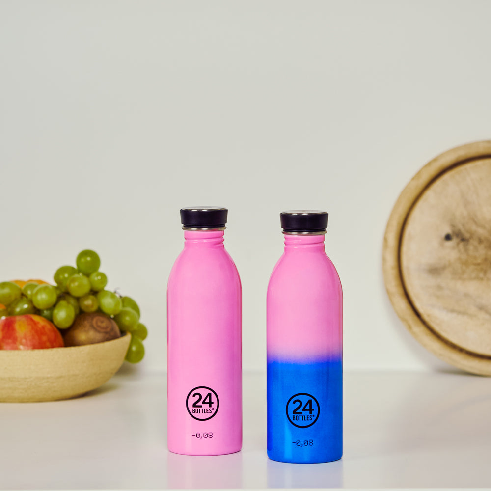 24 Bottles REactive Urban Water Bottle 500 ml - Pink/Blue