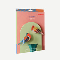 Robins Garden Birds Paper Wall Decoration from Stuido ROOF