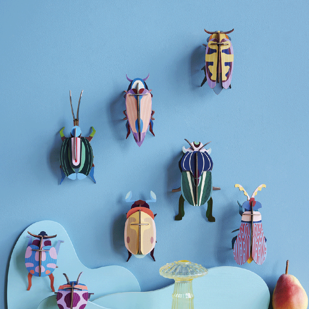 Violet Click Beetle Wall Decoration - S