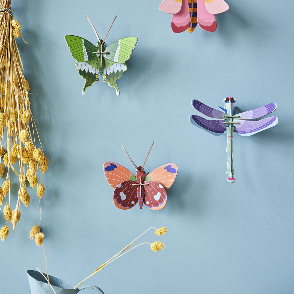 Studio Roof Sapphire Dragonfly Paper Wall Decoration