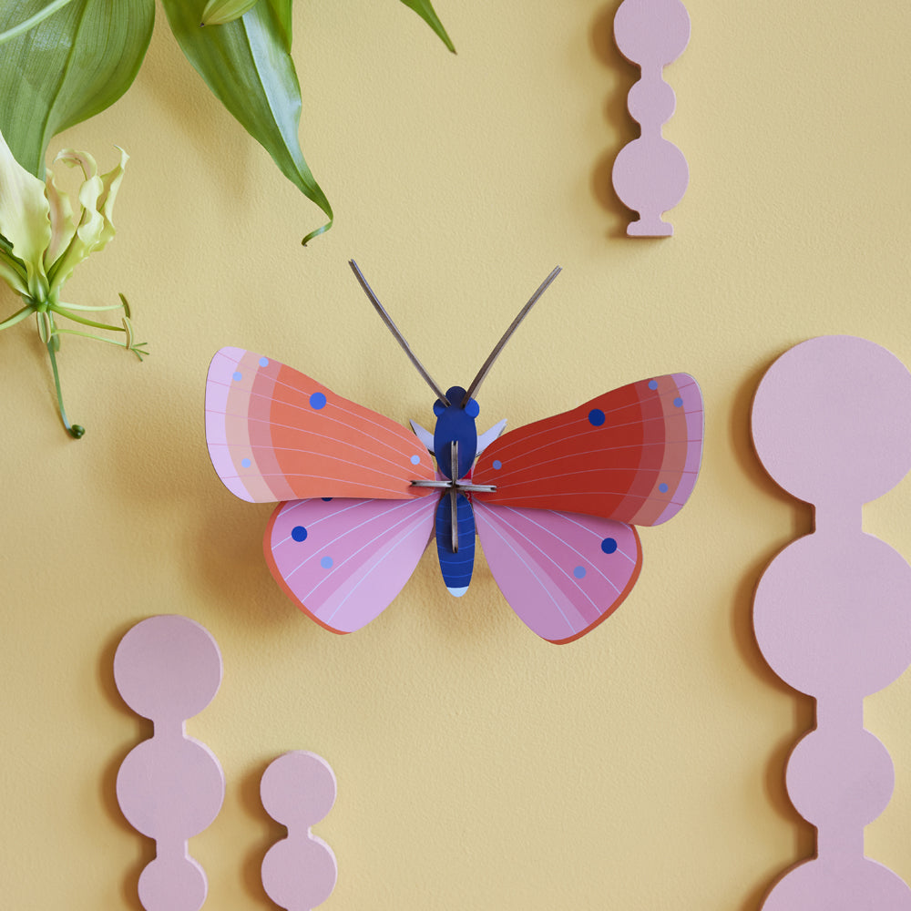 Studio Roof Speckled Copper Butterfly Wall Decoration