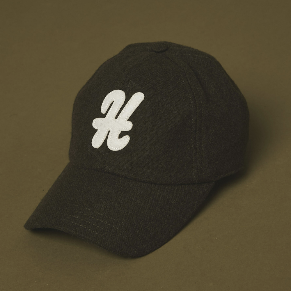 Hartford Olive Green Recycled Wool Cap