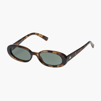 Le Specs OUTTA LOVE Tortoise Oval Sunglasses
