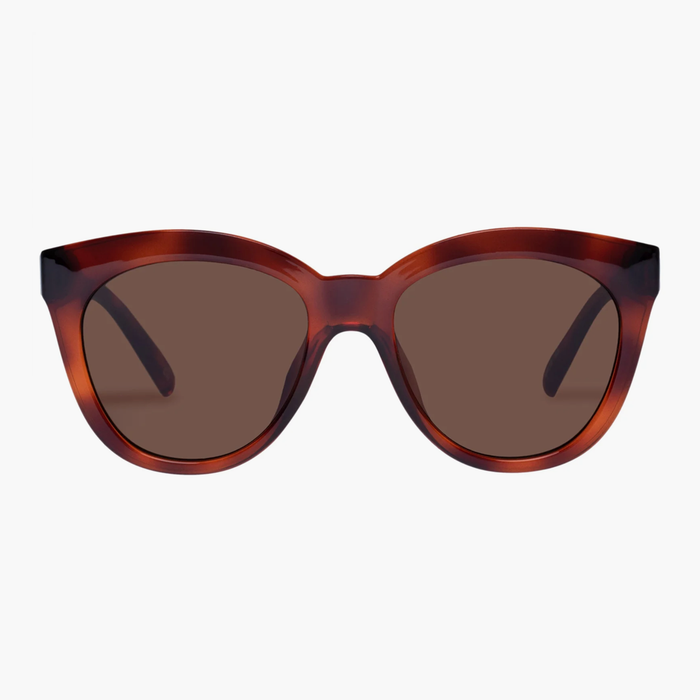 Le Specs RESUMPTION TOFFEE Tortoise cat-eye recycled Sunglasses