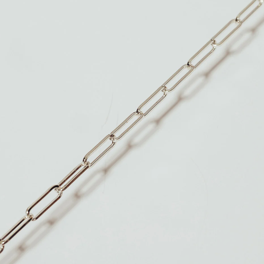 'Memory' Silver Link Chain Necklace