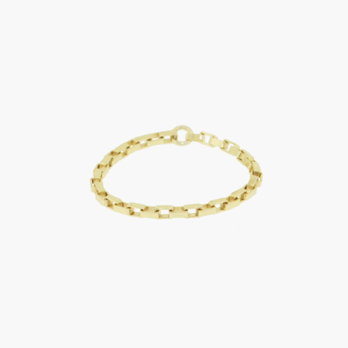 BY1OAK 'Boxy' Chain Gold Ring