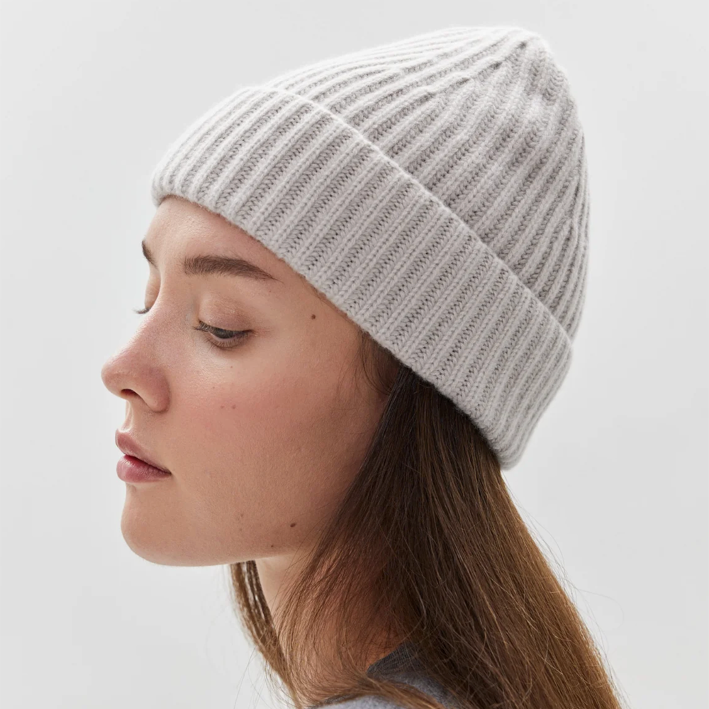 Martigny Cashmere Hat - Stone