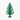 LOVI SPRUCE TREE Decoration - 14cm