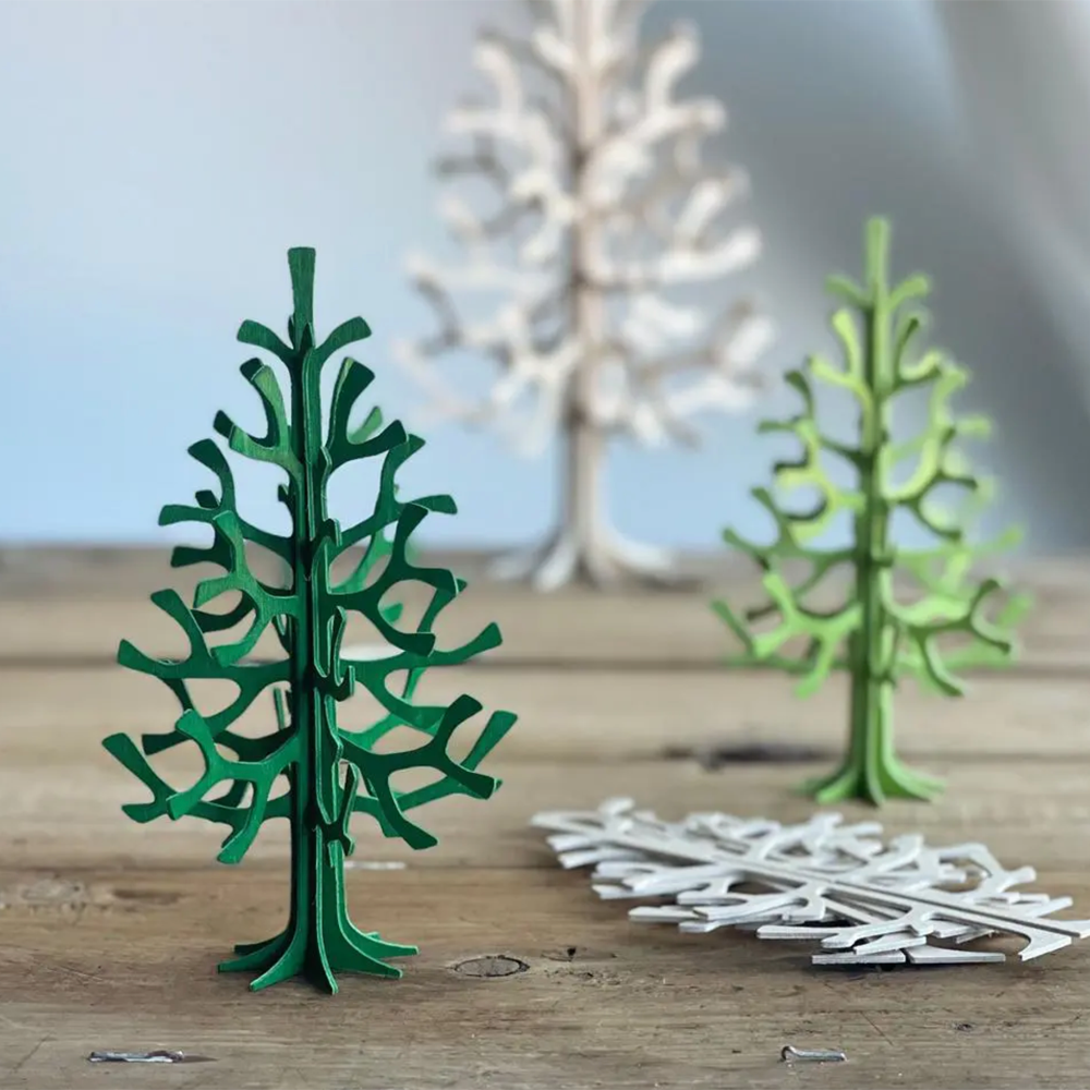 SPRUCE TREE Decoration - 14cm - two colors