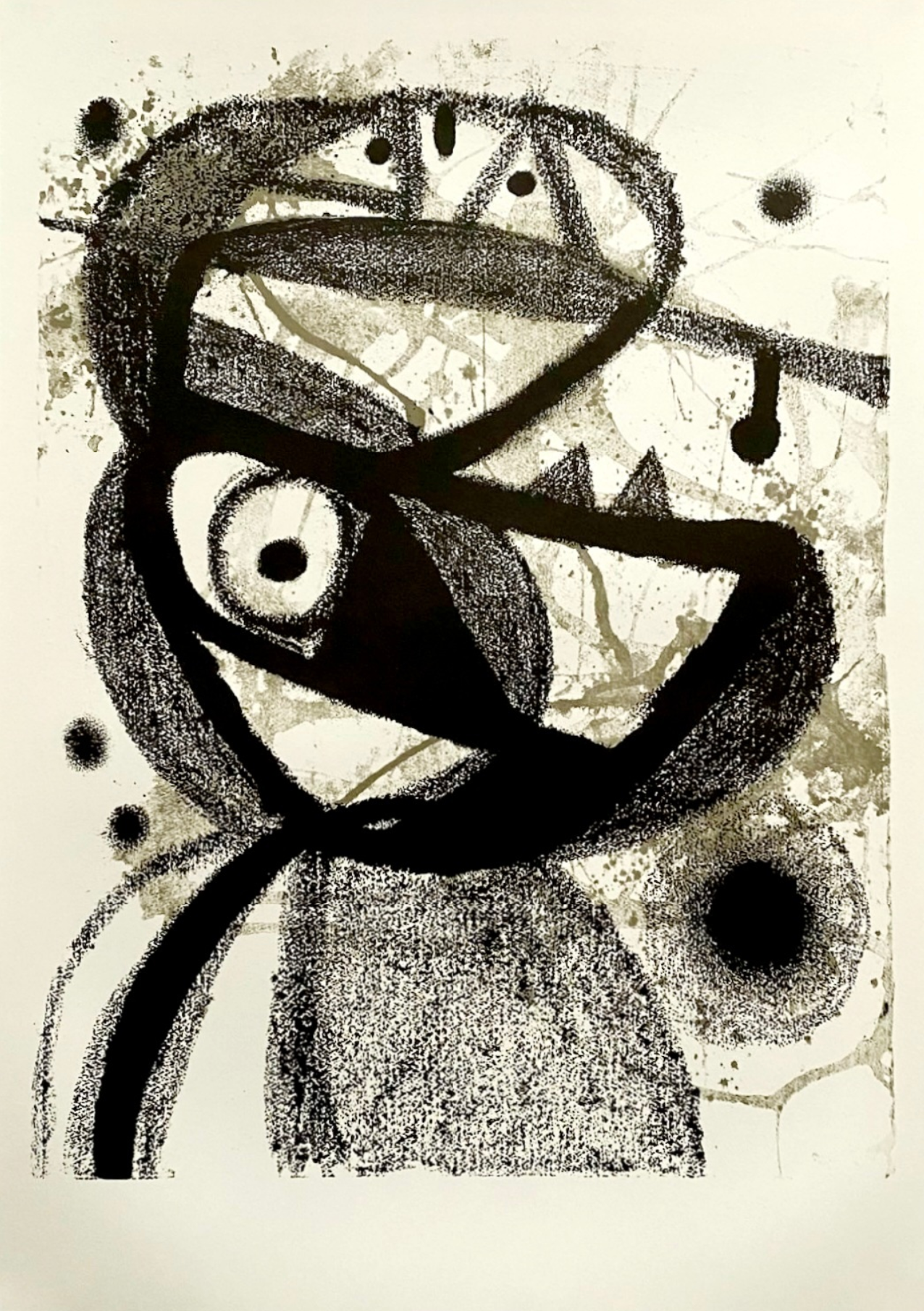 Joan Miró 'PERSONNAGE, 1980’ Lithographic Print from Galerie Maeght