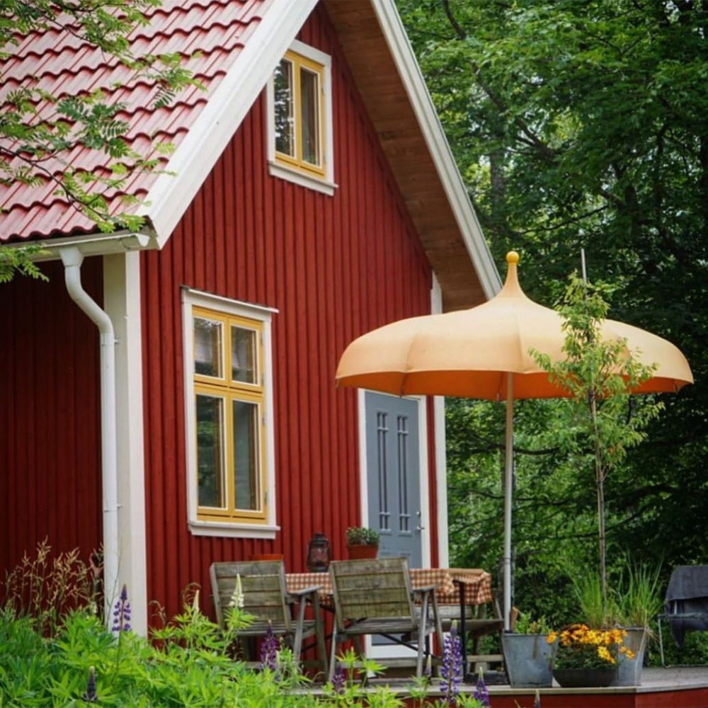 MIRLO Orange Parasol / Patio Umbrella