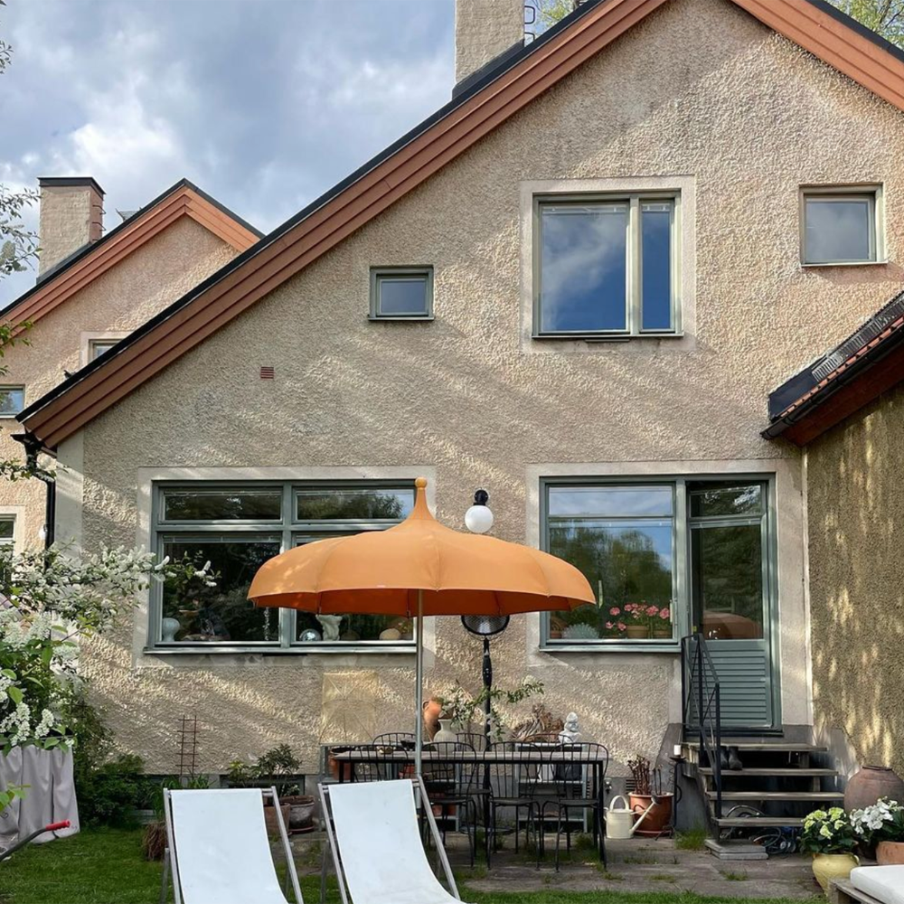 Orange Parasol / Patio Umbrella