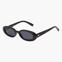 Le Specs OUTTA LOVE Black Oval Sunglasses