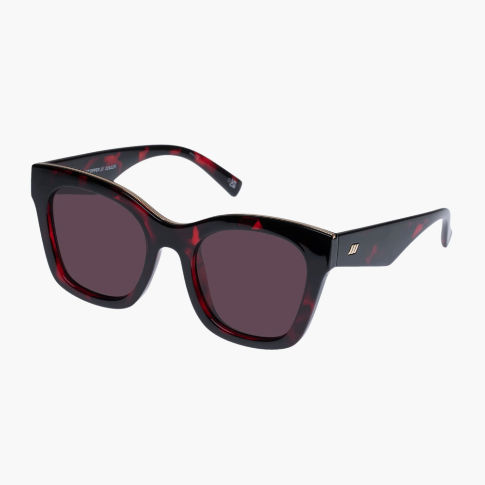 Le Specs SHOWSTOPPER  Cherry Tortoise Cat Eye Sunglasses