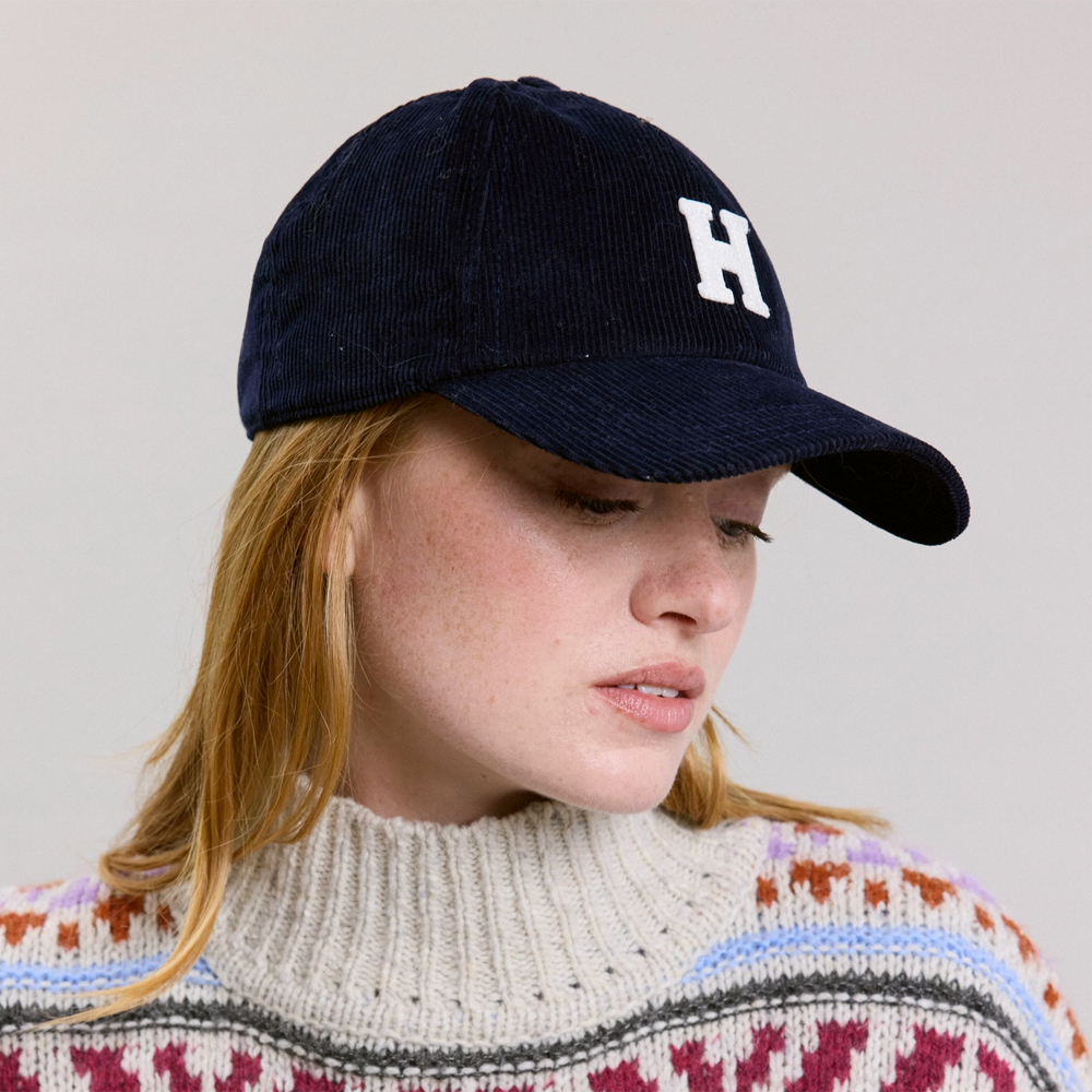 Hartford Navy Corduroy Cap