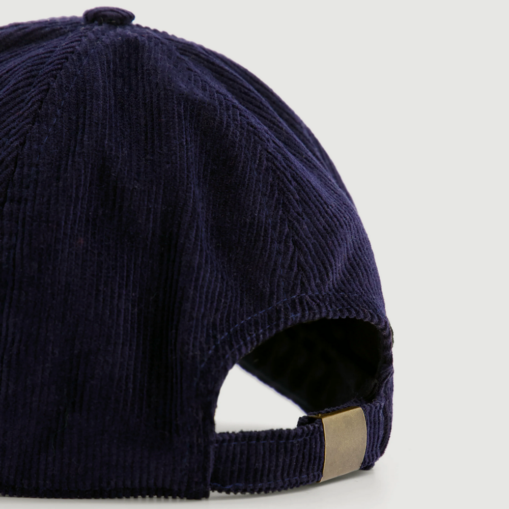 Navy Corduroy Cap