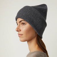 LISA YANG Stockholm Graphite Grey Cashmere Hat