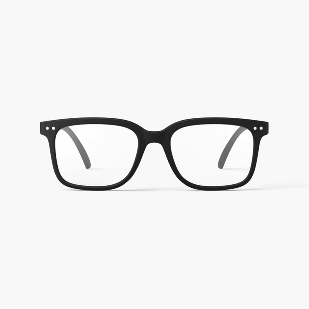 IZIPIZI Rectangular Black Reading Glasses - Style L