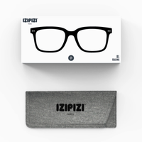 IZIPIZI Rectangular Black Reading Glasses - Style L