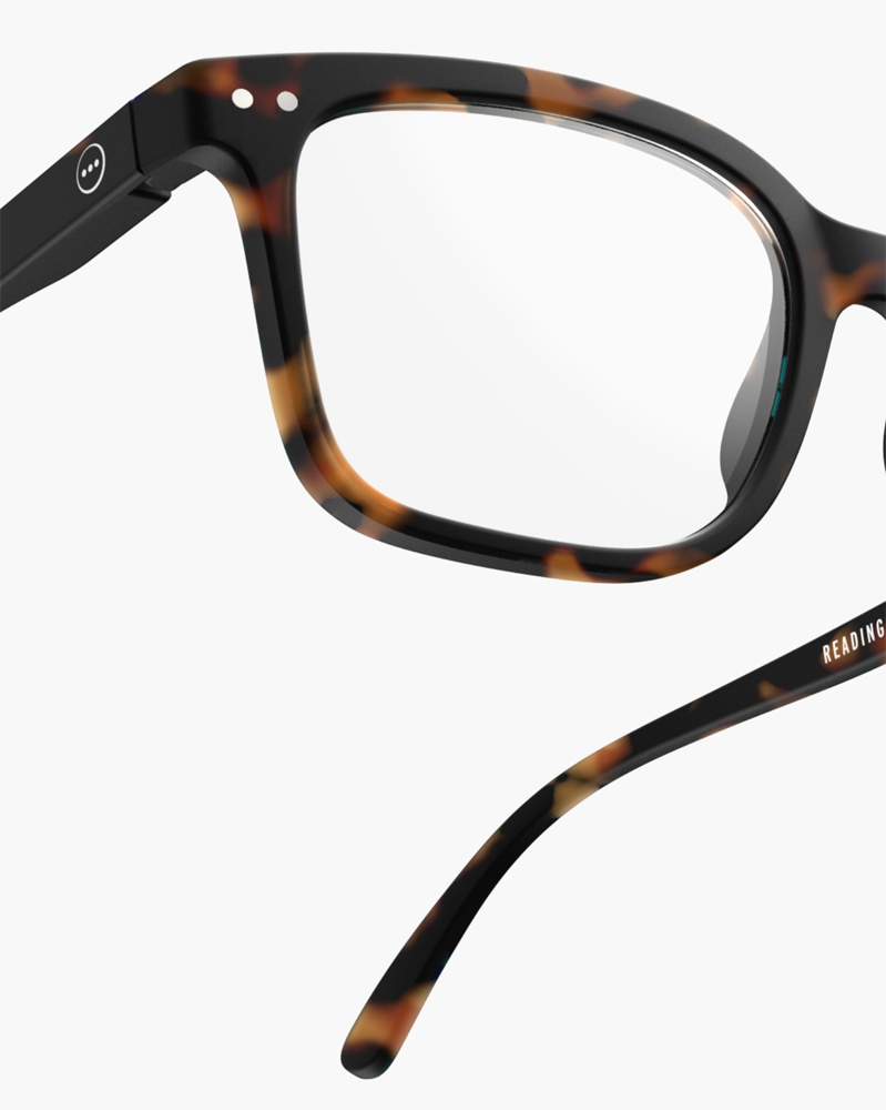 IZIPIZI Rectangular Tortoise Reading Glasses - Style L