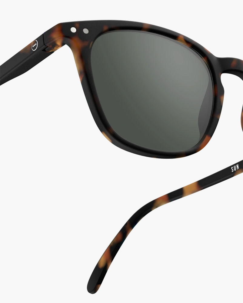 Trapezoid Tortoise Reading Sunglasses - Style E