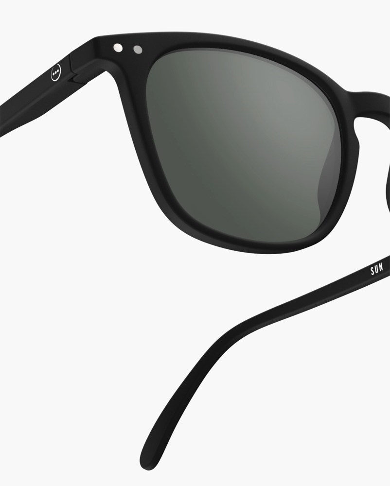 IZIPIZI Trapezoid Black Reading Sunglasses - Style E