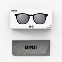 IZIPIZI Trapezoid Black Reading Sunglasses - Style E