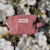 Rive Droite Tournelles Cotton Canvas Makeup Bag - Bois de Rose