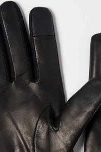 Handsome Stockholm - Essentials Black Womens Leather Gloves