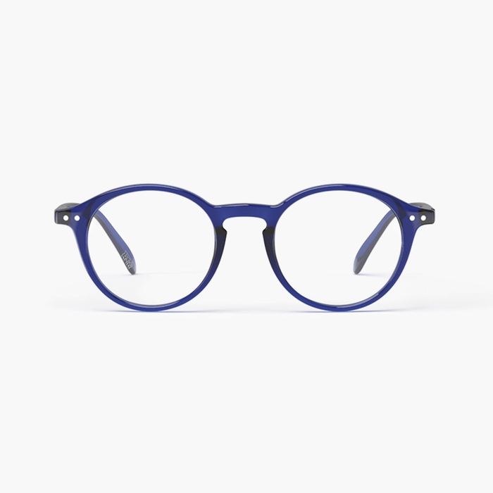 IZIPIZI Blue Ink Round Reading Glasses - Style D