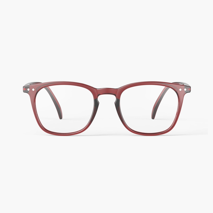 IZIPIZI Red Tape Trapezoid Reading Glasses - Style E