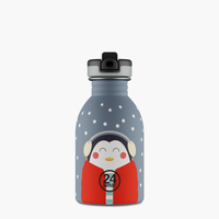 Kids Steel Water Bottle 250 ml - Happy Penguin