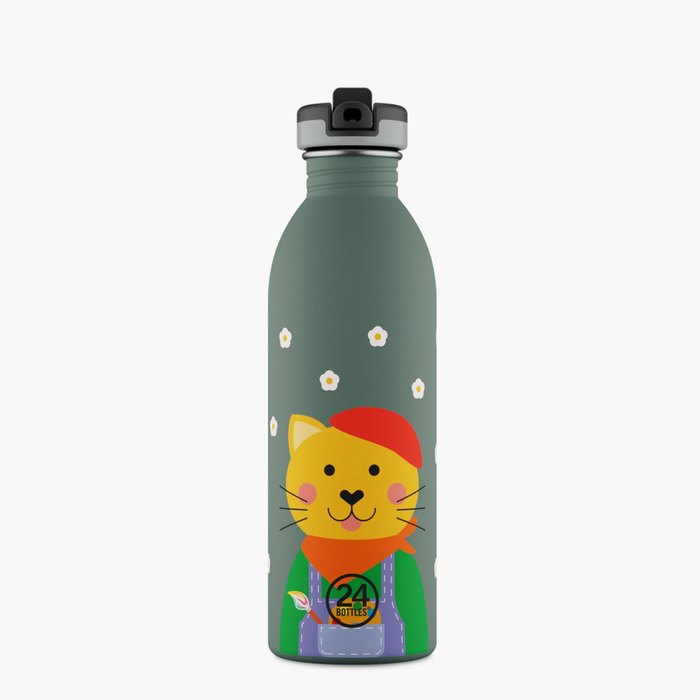 Kids Steel Water Bottle 500 ml - Smart Cat