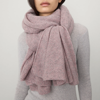 LISA YANG Ulla Cashmere/Silk Long Scarf -  Pink Granite