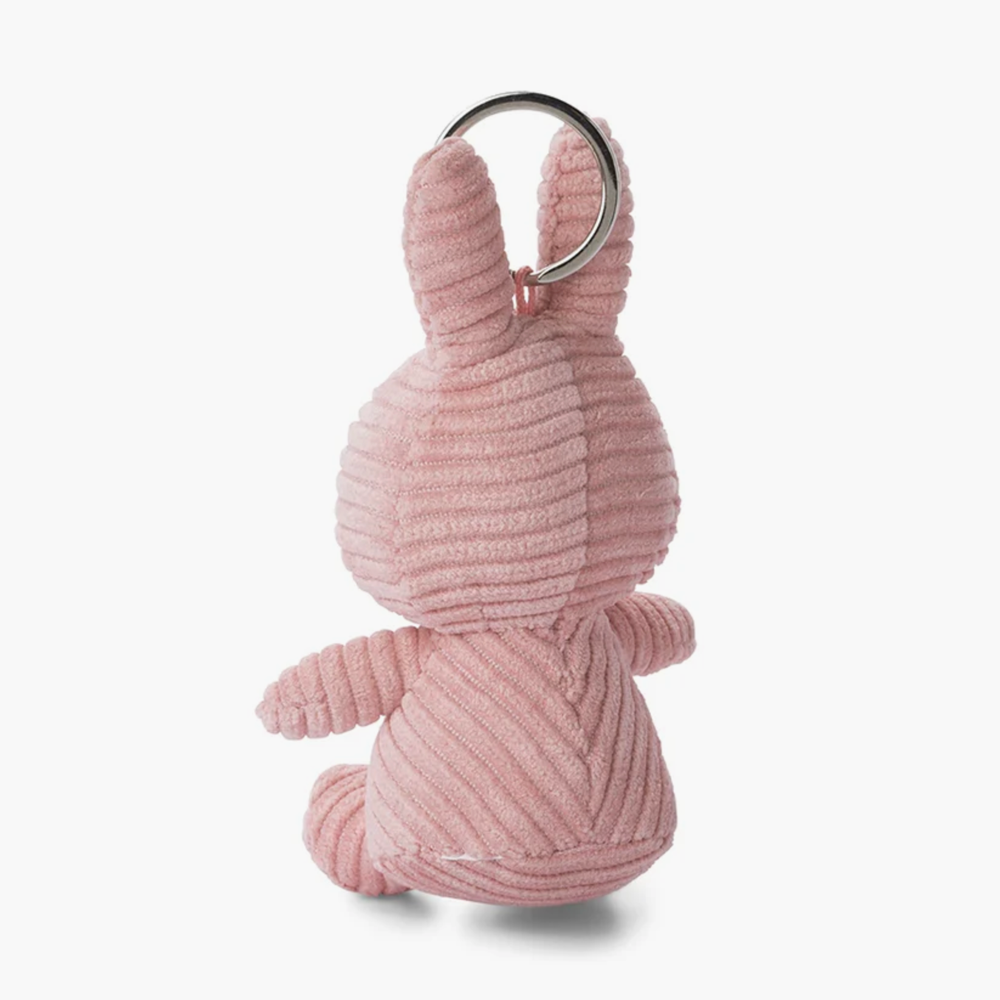 Miffy ECO Corduroy Keyring - Pink - 10cm