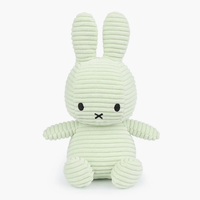 Miffy ECO Corduroy Plush Toy - Fresh Mint - 23cm