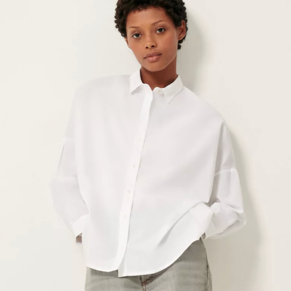 Sessùn Maemi O - White Cotton Poplin Shirt