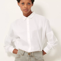 Sessùn Maemi O - White Cotton Poplin Shirt