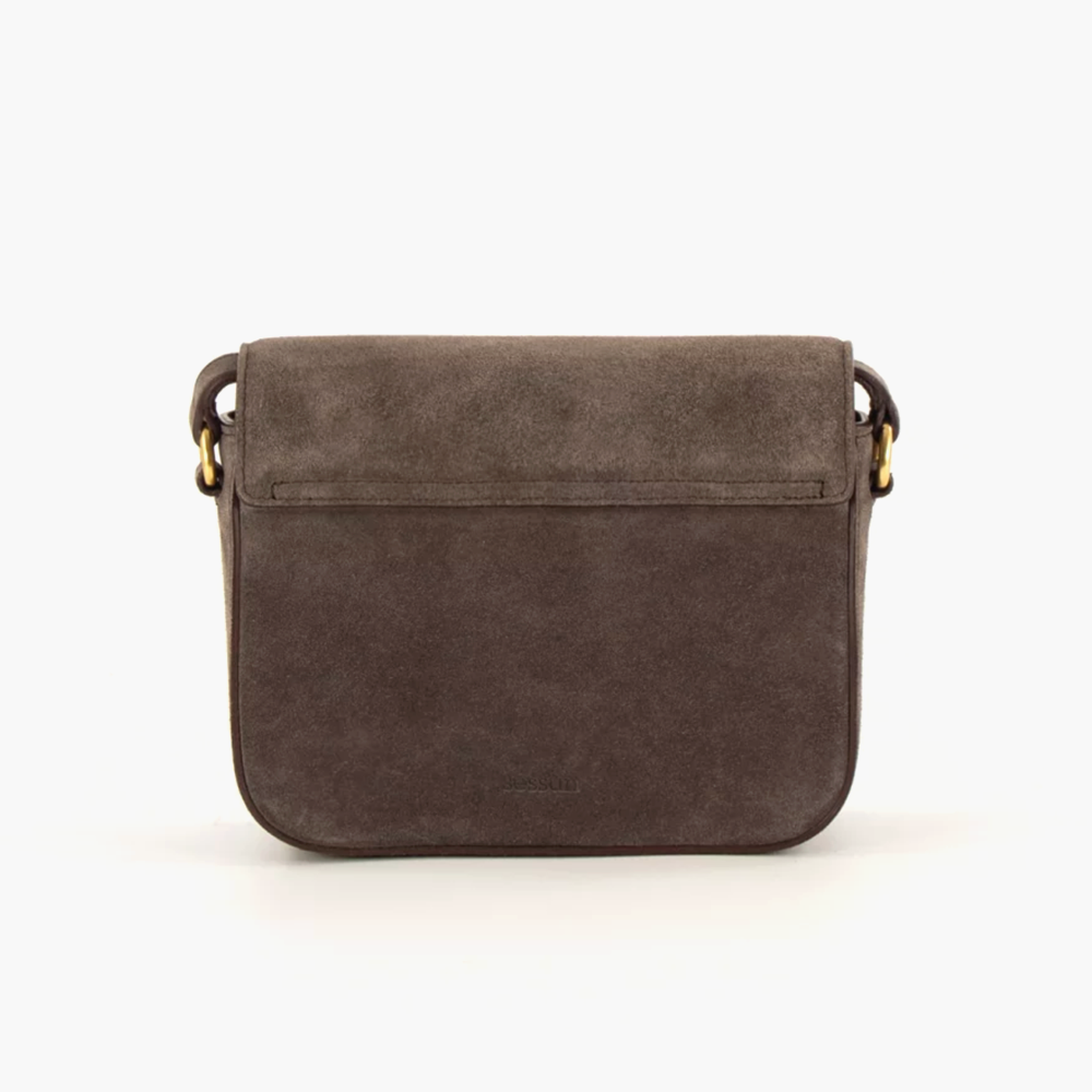 Diviluz Mimo Grey Suede Handbag