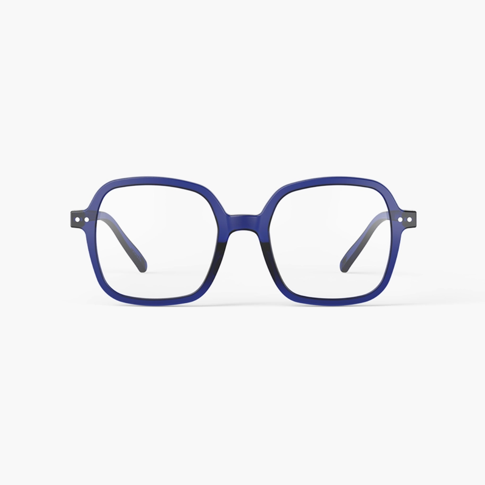 IZIPIZI Blue Ink Oversized Reading Glasses - Style #OFFICE