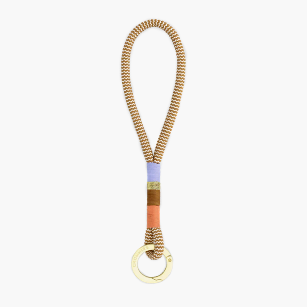 Chommies Multicolor Rope Sports Keyring - Summer Sand