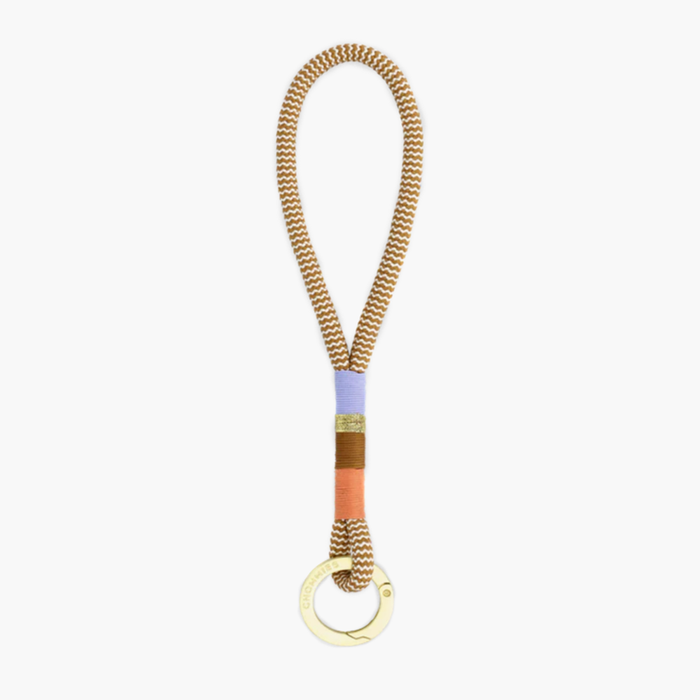 Chommies Multicolor Rope Sports Keyring - Summer Sand