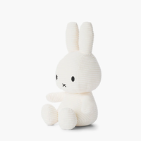 Miffy Corduroy Plush Toy - Cream - 33cm