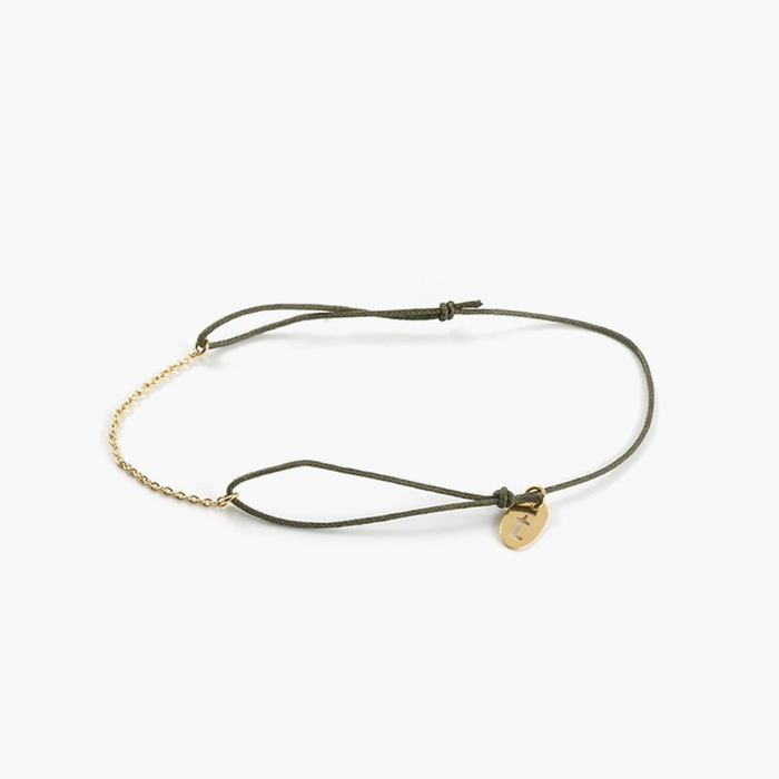 Titlee NOHO Lucky Cotton Bracelet - Khaki