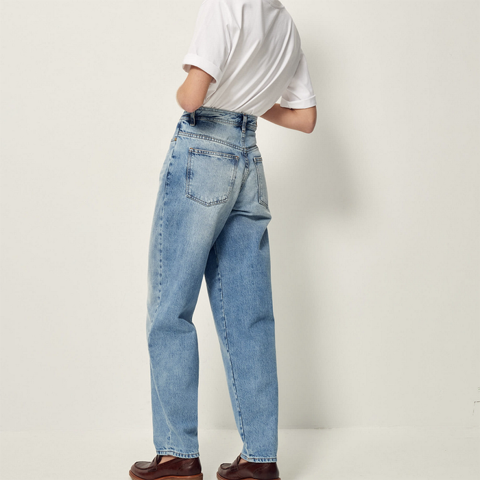 Sessùn Baggou High-rise Balloon Jeans - Stonewash Denim