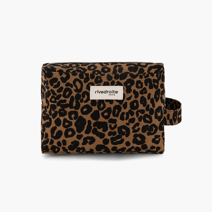 Rive Droite Tournelles XL Leopard Print Toiletry Bag 