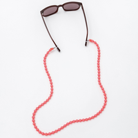 ina-seifart - Wooden Beads Eyeglass Chain - Neon Pink